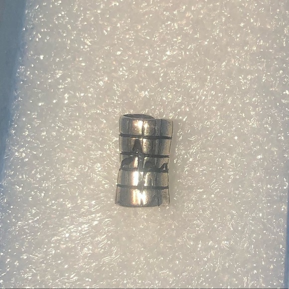 TROLLBEADS HeartBeat Bead 925 LAA Sterling Silver Bead Charm Approx 10mm Length - Picture 4 of 9